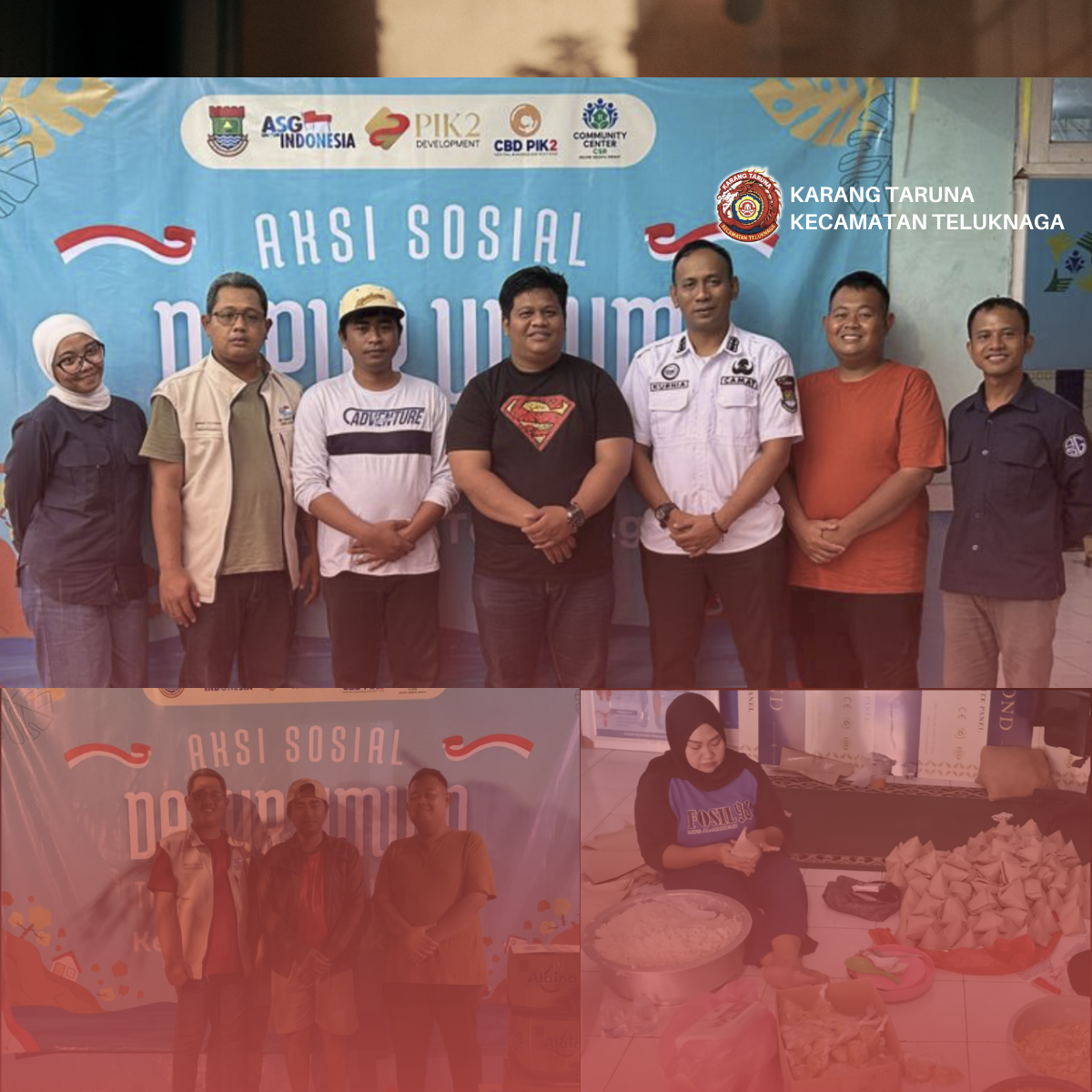 Karang Taruna Kecamatan Teluknaga Bersama PIK 2 Dirikan Dapur Umum untuk Korban Banjir